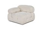 Atelier Del Sofa Sofá 1 Plaza Beige 95x95x75 cm